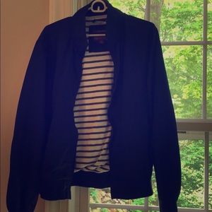 Men’s Merona navy blue zip up jacket - M